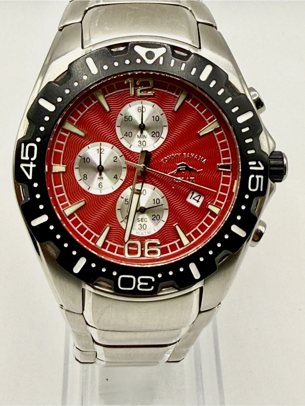 Tommy Bahama Relax Stainless-Steel Chronograph – Red Dial – TBRLX8002